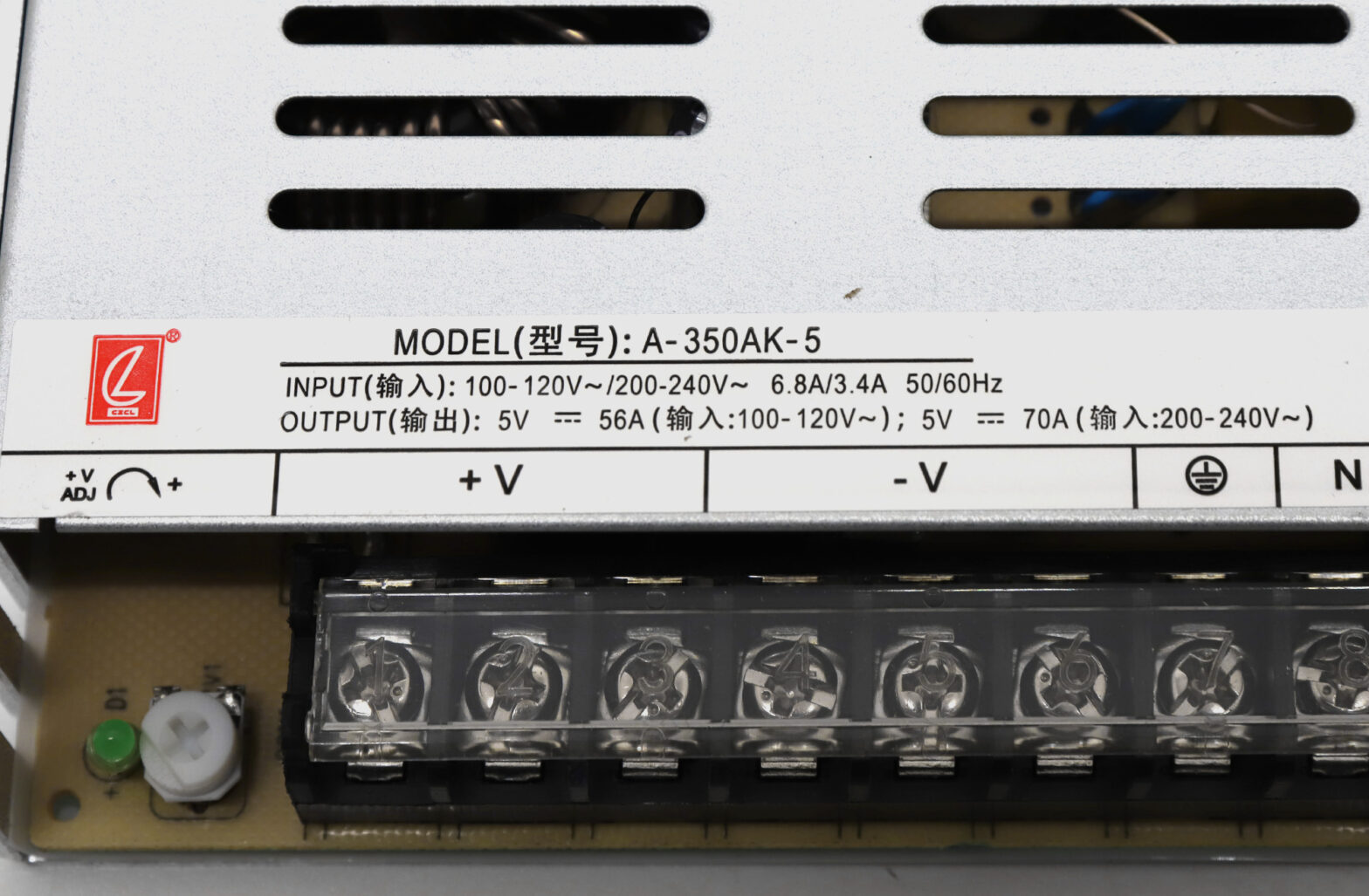 CZCL A-350AK-5 350W 5V 70A DC 1U Switching Power Supply